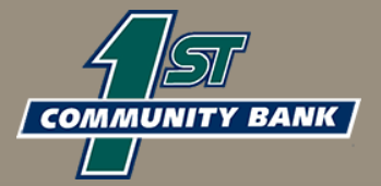 1st Community Bank